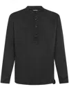 Tom Ford Silk Pajama Shirt In Brown