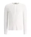 Tom Ford Henley T-shirt Ivory In White
