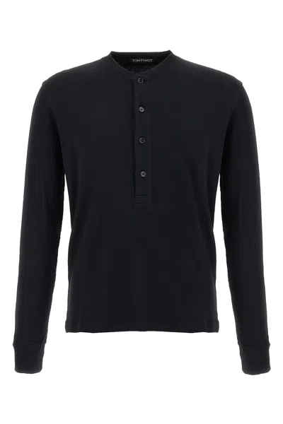 TOM FORD TOM FORD 'HENLEY' T-SHIRT