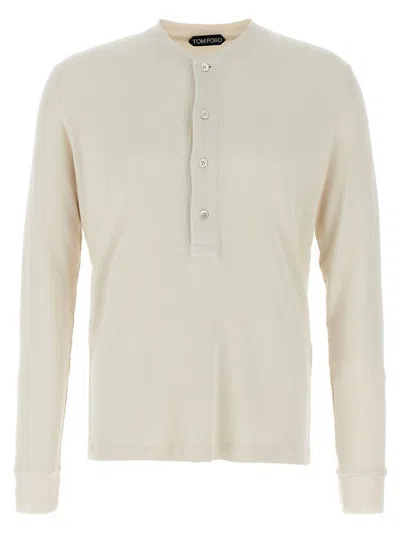 TOM FORD TOM FORD 'HENLEY' T-SHIRT
