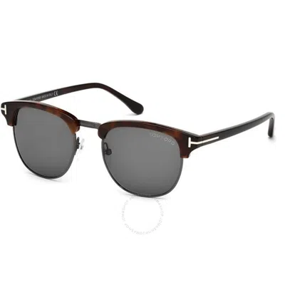 Tom Ford Henry Grey Square Men's Sunglasses Ft0248 52a 51 In Gray