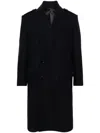 Tom Ford Herringbone Coat In Blue