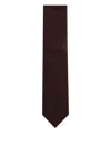 Tom Ford Herringbone-pattern Tie In Brown