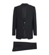 Tom Ford Herringbone Stripe Atticus 2-piece Suit In Navy