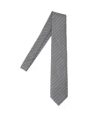 Tom Ford Geometric Pattern Tie In Gray