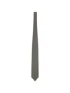 Tom Ford Herringbone-pattern Tie In Black