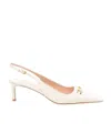 Tom Ford 85mm Patent Leather Slingbacks In White