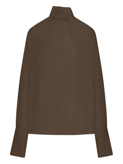 TOM FORD HIGH-NECK BLOUSE