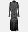 Tom Ford High-neck Jersey Maxi Dress In Black