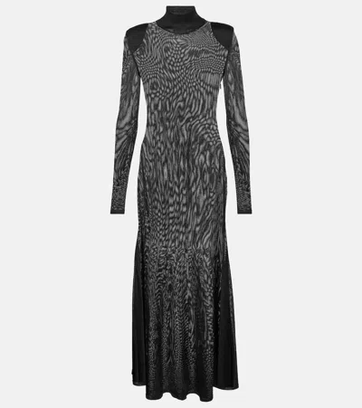 Tom Ford High-neck Jersey Maxi Dress In Black