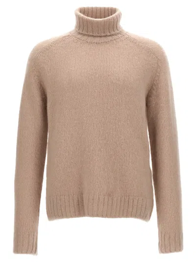 Tom Ford Turtleneck Jersey In Animal Print