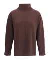 Tom Ford High-neck Ribbed Jumper In Red