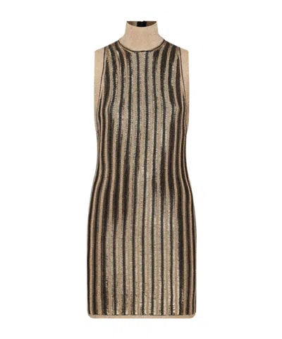 TOM FORD TOM FORD SLEEVELESS STRIPED KNIT DRESS