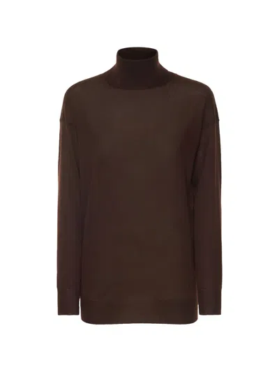 Tom Ford High-neck Sweater In Brown