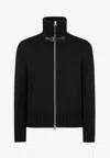 Tom Ford Merino Wool Zip Through Kzl018ymw099 Lb999 In Black