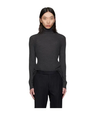 Tom Ford High-necked Long-sleeved Sweater In Black
