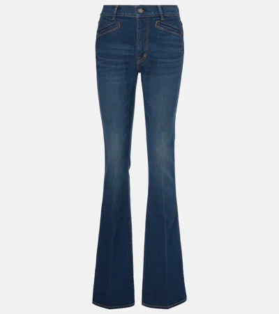 Tom Ford High-rise Flared Jeans In Blau