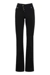 Tom Ford High-rise Straight-leg Jeans In Black