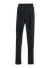 Tom Ford High Twist Broken Twill Double Pleat Trousers Clothing In Gray