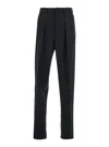Tom Ford High Twist Broken Twill Double Pleat Trousers Clothing In Gray
