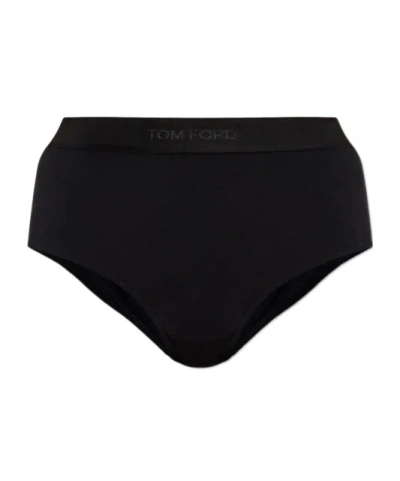 Tom Ford High Waist Briefs In Black