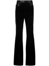 Tom Ford High-waisted Flared Trousers In Black