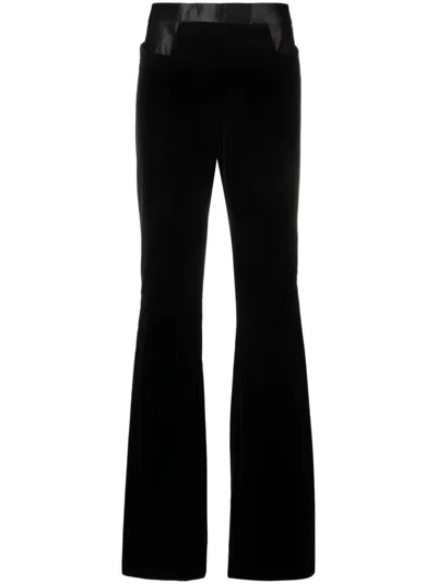 Tom Ford High-waisted Flared Trousers In Black
