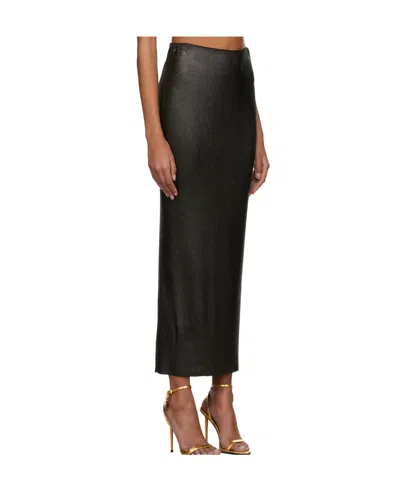 Tom Ford High-waisted Long Pencil Skirt In Black