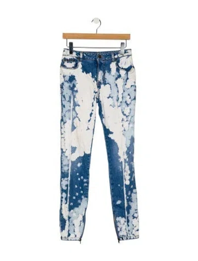 Pre-owned Tom Ford High-rise Skinny Leg Jeans In Blue