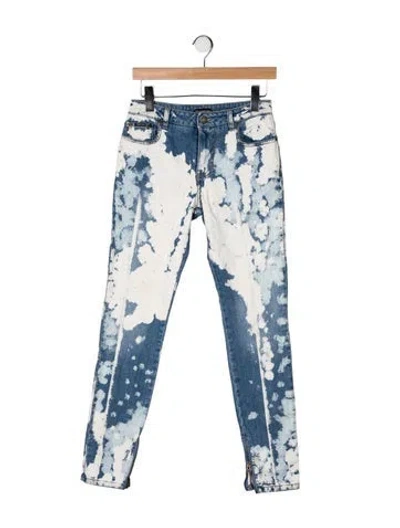 Pre-owned Tom Ford High-rise Skinny Leg Jeans In Blue
