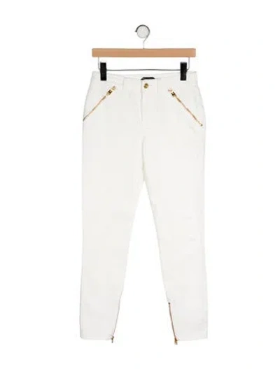 Pre-owned Tom Ford High-rise Skinny Leg Jeans In Neutral
