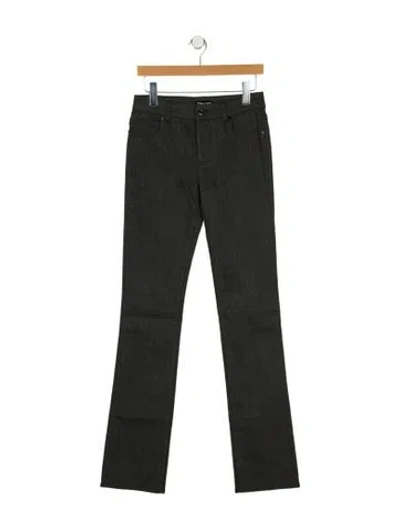 Pre-owned Tom Ford High-rise Wide Leg Jeans W/ Tags In Gray