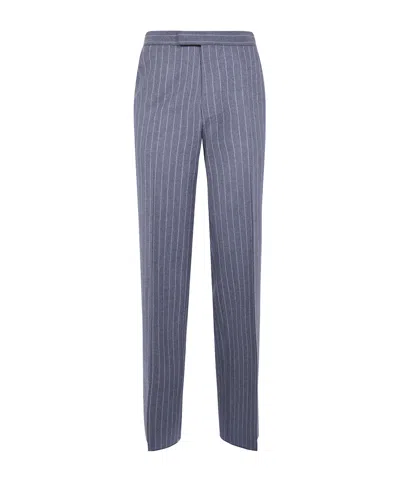 Tom Ford Pants High-waist Wide In Blue