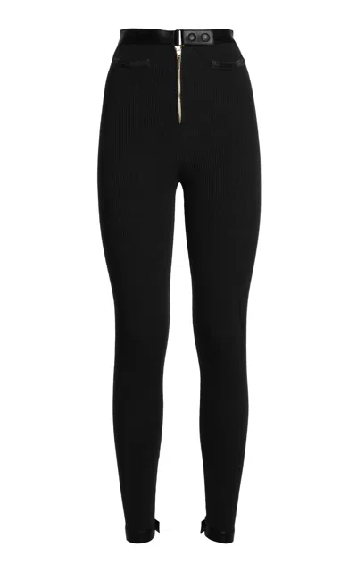 Tom Ford High-waisted Cashmere Leggings In Black