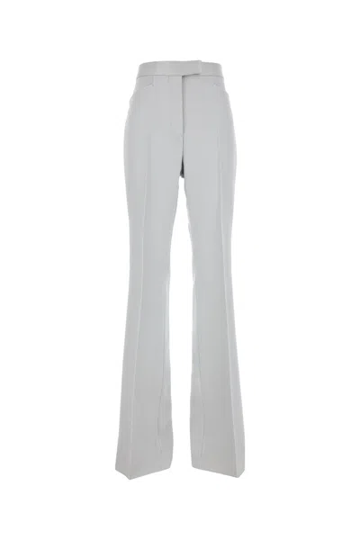 Tom Ford High-waisted Wool-blend Trousers In Gray