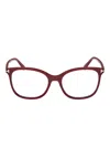 Tom Ford Hinge-detail Round Glasses In Red
