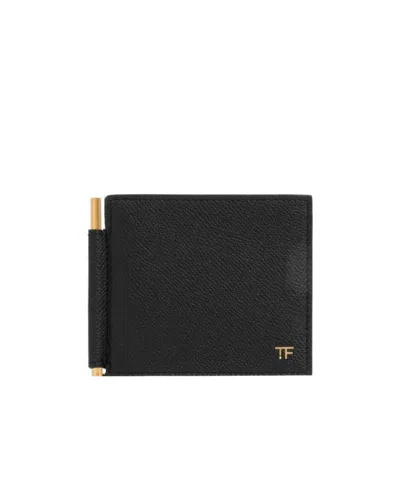 TOM FORD TOM FORD LOGO PLAQUE BI-FOLD CARDHOLDER