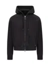 Tom Ford Cashmere Zip-up Hoodie In Black