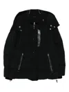 Tom Ford Hooded Puffer Jacket In Black