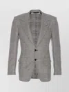 Tom Ford Prince Of Wales Shelton Jacket Jackets Multicolor In Gray