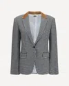 Tom Ford Houndstooth Single Breasted Tailored Jacket In Multi