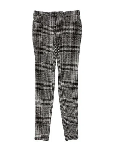 Pre-owned Tom Ford Houndstooth Print Skinny Leg Pants In Multi