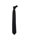 Tom Ford Houndstooth Silk Tie In Black