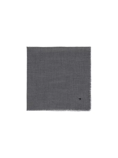 TOM FORD HOUNDSTOOTH WOOL SCARF