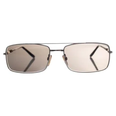 Pre-owned Tom Ford , Hudson Aviator In Gold And Brown