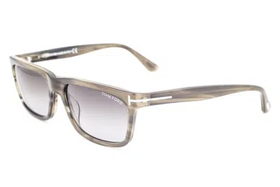 Pre-owned Tom Ford Hugh Olive Green / Gray Gradient Sunglasses Tf337 20p