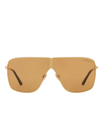 Tom Ford Unisex Sunglass Huxley In Brown