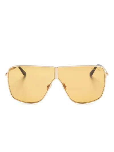 Tom Ford Huxley Sunglasses In Gold