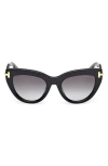 Tom Ford Icon Collection Cat-eye Sunglasses In Black