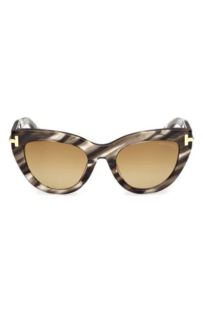 TOM FORD TOM FORD ICON 52MM CAT EYE SUNGLASSES